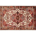 thumbnail image 1 of Ahgly Company Machine Washable Indoor Rectangle Traditional Saffron Red Area Rugs, 7' x 9', 1 of 7
