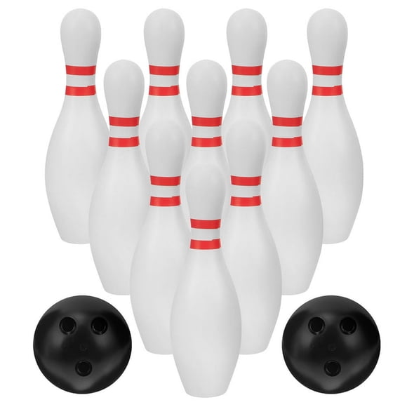 HLONK2 Sets of Bowling Game Indoor Bowling Set Mini Bowling Pins Balls Family Bowling Game Outdoor Sport Activity Bowling Accessories