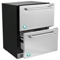 thumbnail image 1 of VEVOR 24" Undercounter Refrigerator, 2 Drawer Built-in Beverage Refrigerator with Touch Panel, 5.12 Cu.ft. Capacity, 1 of 9