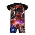 thumbnail image 6 of Power Rangers Baby Romper Short Sleeve Bodysuits Soft Rompers Summer Clothes One-Piece Jumpsuits Outfits 0-3M, 6 of 8