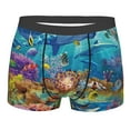 thumbnail image 5 of Uemuo Sea World Pattern Men's Boxer Briefs,Trunk Anti-Chafing,Comfortable, Durable, and Stylish Underwear-Large, 5 of 9
