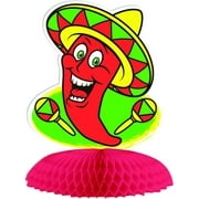 PMU Cinco de Mayo Chili Pepper Centerpiece Mexican Themed Party Decoration Accessory (1/pkg)Pkg/1