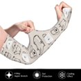 thumbnail image 2 of Balery Puppy Mangas Refrescantes para Brazos para Hombre y Mujer – Transpirables y Absorbentes de Humedad para Mujeres, Hombres y Niños, 2 of 7