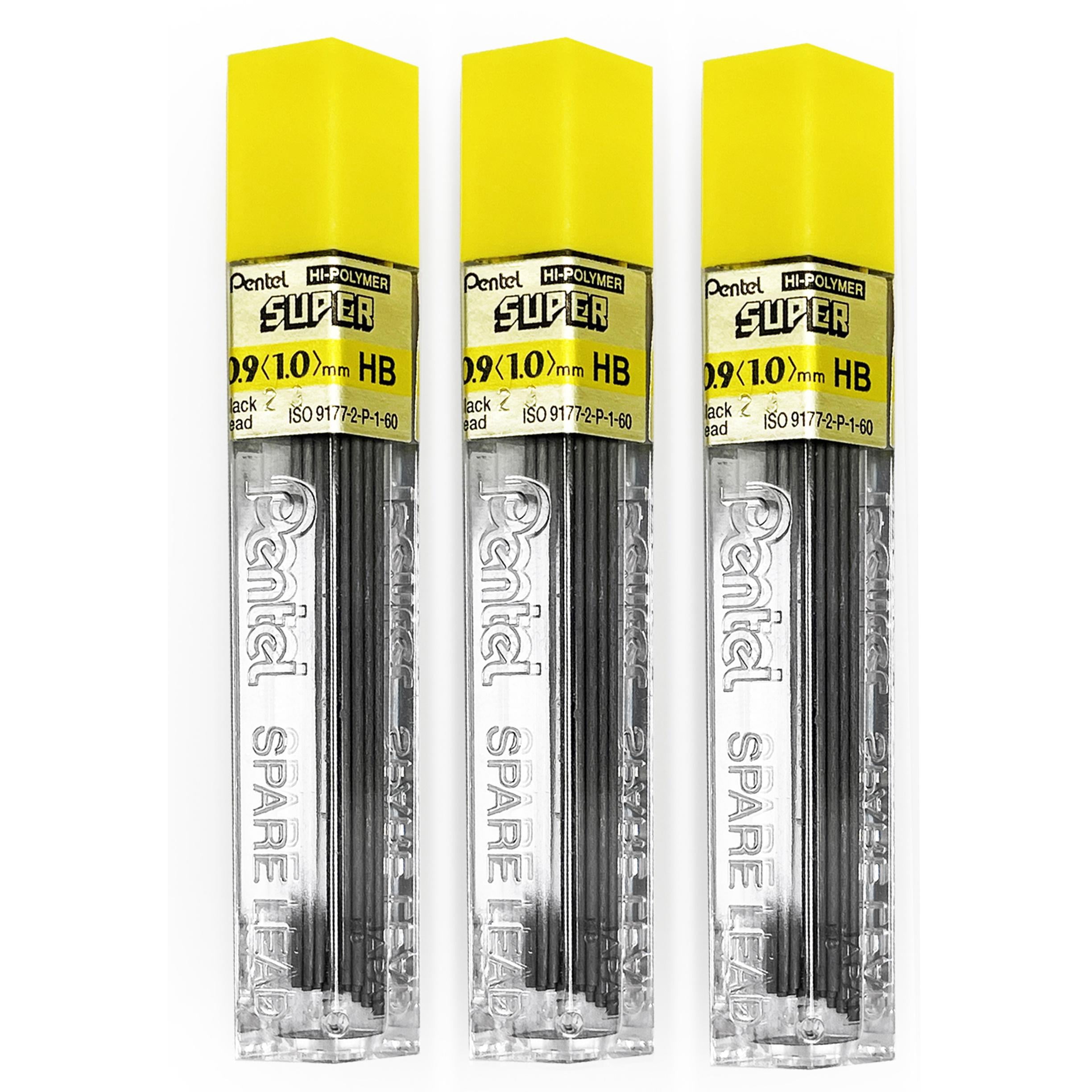 Pentel P209 Automatic Mechanical Pencils - HB Lead - With Refills - Pack of 6 in Pillow Packaging