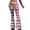 Pink, variant on Yoga Pants Women High Waisted Bell Bottom Trousers Tight Fitting Dance Wide Leg Pants Flare Athletic Bottoms for Fitness and Studio