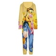 thumbnail image 5 of Winnie The Pooh Women Men Pajamas Zipper Onesie Jumpsuit Hooded One Piece Sleepwear, 5 of 8