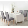 thumbnail image 5 of BH-JJSMGS Chair Covers Set of 2 4, Pu Leather Waterproof Dining Room Chair Covers, Stretch Chair Cover for Dining Room Chair Protector Slipcover for Kitchen, Hotel, 5 of 6