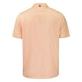 thumbnail image 3 of Men's Cutter & Buck Orange/White Houston Astros Pike Eco Symmetry Print Stretch Recycled Polo, 3 of 3