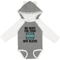 thumbnail image 3 of Inktastic Auto Mechanic Daddy Still Plays with Blocks Boys or Girls Long Sleeve Baby Bodysuit, 3 of 5