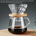 thumbnail image 3 of Pour Over Coffee Maker Set, Glass Carafe Coffee With Glass Coffee Filter, Drip Coffee Maker Set for Home Or Office,600ML, 3 of 9