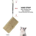 thumbnail image 4 of case for Samsung Galaxy A72 5G Cartoon Girl Wallet Case,Cat Dog Style Flip Phone Cover with Card Holder Wrist Strap & Screen Protector Kickstand PU Leather Cases for Samsung Galaxy A72 4G MG Gold, 4 of 16
