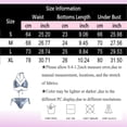 thumbnail image 3 of Yammkia Women Two Piece Bikini Set Halter Triangle Swimsuit Cheeky String Bathing Suits Black Bikini(Blue,M), 3 of 9