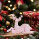 thumbnail image 1 of Reinforced Resin Reindeer Figurine Christmas Decorations for Holiday Home and Office Festive Crafts Ornaments, 1 of 9