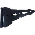 Western Black Wood Gate Hinges Wood Fence Hinge Gate Kit, 8" Strap