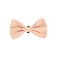 thumbnail image 2 of One Paw, Bowtie Slider for Dogs, Soft Fabric, Peach Color, 2 of 4