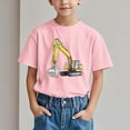 thumbnail image 2 of Lopecy-Sta Boys Cool Excavator T Shirt Boy Vehicles Construction Site Kids Premium Summer Casual T-Shirt 3-4 Years, 2 of 6