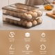 thumbnail image 5 of Contenedor de huevos Worallymy, soporte automático para huevos rodantes, bandeja de almacenamiento de plástico para nevera de cocina, contenedores organizadores transparentes para nevera y alimentos Worallymy JD735795834, 5 of 7