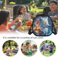 thumbnail image 6 of Jeiento Wolf Small Crossbody Lunch Bag for Kids Age 4-6 Kindergarten Boys Girls Lunchbox Tote Rose Print School Meal Tote Kit, 6 of 6