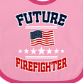 thumbnail image 4 of Inktastic Future Firefighter Boys or Girls Baby Bib, 4 of 4