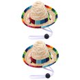 thumbnail image 1 of ADDHAT 2Ud Sombreros De Paja Coloridos Para Perro Y Disfraz De Fiesta, 1 of 7