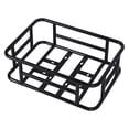 thumbnail image 1 of Rear Bike Basket Iron Waterproof Large Capacity Rustproof Bicycle Back Storage Basket Black, 1 of 8