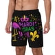 thumbnail image 1 of Fotbe Mardi Gras with Flamingo Traje de Baño para Hombre – Shorts de Natación de Secado Rápido con Forro y Bolsillos-Medium, 1 of 6
