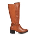 thumbnail image 2 of New Women DbDk Doce-2 Paisley Almond Toe Knee High Zip Riding Boot Size, 2 of 5