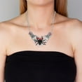 thumbnail image 1 of Punk Exaggerated Halloween Skeleton Hand Spider Jewelry Necklace Set, 1 of 5