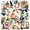 4A, variant on Cartoon Fantasy Creature Stickers, Waterproof Fantasy Creature Sticker for Water Bottle Laptop Phone Cases Planner Skateboard Luggage Helmet Party Favor Decor, Ideal for Adults Teens Teacher Rewards