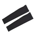 thumbnail image 5 of Mangas de brazo de enfriamiento de 3 pares Protector solar unisex Protector de bloque UV Cubierta del brazo del enfriador Mangas largas para acampar Montañismo Conducción - Tamaño XL (Negro), 5 of 5