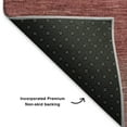 thumbnail image 5 of Addison Rugs Mayfield Premium Machine Washable Transitional Stripe Paprika Rectangle Rug, 5' x 7'6", 5 of 7