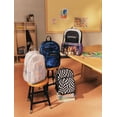 thumbnail image 5 of Wonder Nation Kids' 17" Optic Checks Backpack, Black and White, 5 of 6