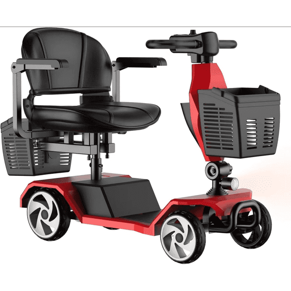 32 Miles Mobility Scooter for Adults ,20A Wheelchair Device for Travel, Elderly. 350 lbs Max Weight,350W Heavy Duty Mobility Scooters for Seniors