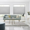 thumbnail image 3 of Keego Free Moving Cordless Cellular Shades Window Blinds Size and Color Customizable Gray 100% Blackout 45"w x 56"h, 3 of 8