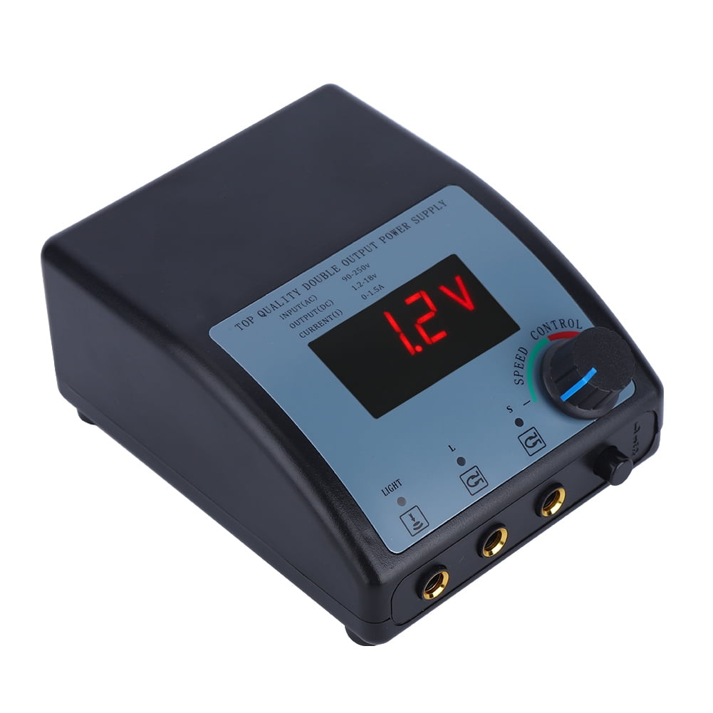 Fyydes Tattoo Power Supply,Professional Tattoo Machine Dual Power