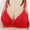 Red, variant on Tumotour Front Open Bras For Women Full Coverage Wirefree Bra Button Closeure Bra For Mom Gift Nursing Underwear Bra Non-Steel Ring Gathering Together Breathable Women Daily Bras