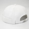 thumbnail image 6 of NMMUED Classic Men's Docker Cap Brimless Sailor Hat Adjustable Skull Beanie for Daily Wear White One Size, 6 of 7