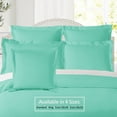 thumbnail image 3 of (2 pack) Nestl Pillow Sham Set of 2, Premium 1800 Series Double Brushed Bed Pillow Cases, Mint Green, Standard 20" X 26", 3 of 6