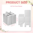 thumbnail image 2 of Uxcell Favor Boxes, Candy Party Butterfly Gift Boxes for Wedding Mother's Day Easter Anniversary Christmas Silver, 2 of 6