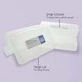 thumbnail image 2 of BAZIC Plastic Pencil Case Utility Storage Box, Clear Color, 24-Pack, 2 of 5