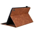 thumbnail image 5 of Feishell Case for Amazon Kindle Fire HD 8 & 8 Plus Tablet (2024/2022/2020 Release,12th/10th Generation) Premium PU Leather Business Folio Stand/Outside Pocket/Card Slots Case with S Pen Slot,Brown, 5 of 8