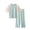 Sky Blue, variant on Cethrio Boys' Pajama Sets 2 Piece, Color Block Short Sleeve Casual Kids' Summer Sleepwear Blue Size 6