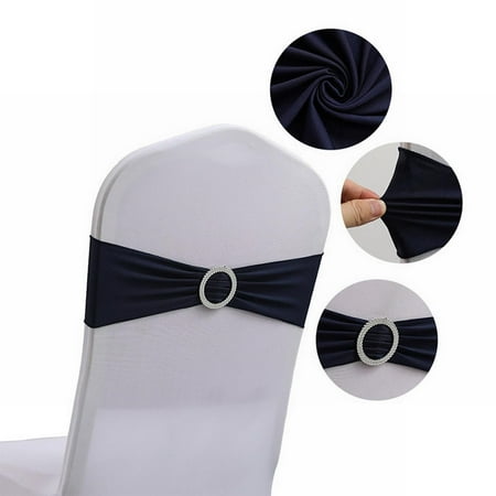 

marioyuzhang Chair Sashes 10 Sets Of Chair Back Covers 10pcs Hotel Wedding Banquet Chair Back Cover Decoration Bow Chair Cover Chair Streamer Elastic Strap