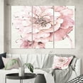 thumbnail image 2 of Designart - Indigold Shabby Peonies Pink - Farmhouse Gallery-wrapped Canvas, 2 of 2