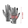 thumbnail image 3 of Guantes cálidos de invierno para hombre, de tela de buceo y terciopelo grueso, para exteriores, resistentes al viento, con forro polar, gruesos y cálidos, joyería cálida., 3 of 6
