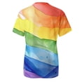 thumbnail image 6 of Womens T Shirts Summer Loose Short Sleeve Gradient Print Tops Spring 2026 Crew Neck Casual Basic Tees, 6 of 6