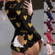 thumbnail image 2 of Chaquetas de cuero para mujeres chaquetas de chaquetas de chaquetas de impresión de amor chaquetas funcionales chaquetas sensuales para adultos chaquetas de chaquetas abdominales cosidas, 2 of 4