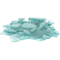 Aqua Blue Colored Sea Glass Mix | 11 Ounces of Sea Glass for Art Crafts and Decor
