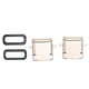 thumbnail image 3 of Conector de enchufe tipo C, placa de hundimiento 24P, 1,4 IPX7, enchufe hembra impermeable con anillos impermeables, 2 uds., 3 of 9