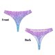 thumbnail image 3 of Fotbe Multicolor Glitter Tanga Sin Costuras para Mujer con Estampado – Panties Invisibles, Transpirables y Cómodos para Uso Diario-4X-Large, 3 of 6